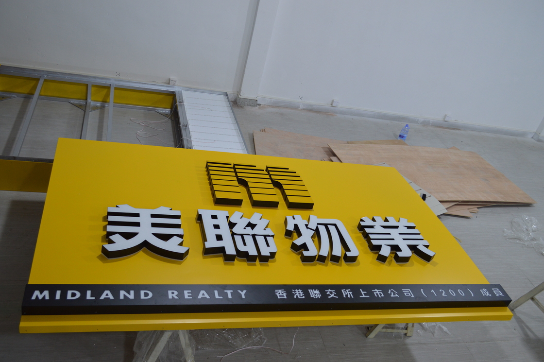 3D LED Letter Signs 3-7.5cm Depth 35000hrs Lifetime PMS/RAL/MATHEWS
